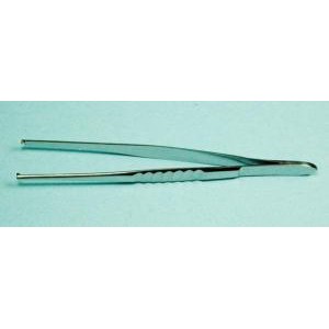 Straight Mouse-Tooth Dissecting Forceps, 1 x 2 Teeth. Stainless Steel
