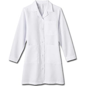 1964 Meta Ladies 37" Labcoat with iPad® Pocket. White Swan Brands