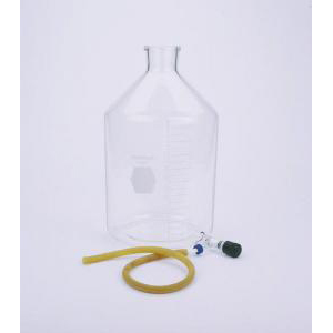 KIMAX® Reservoir Bottle w/Valved Outlet & Detachable Quick Release Connector
