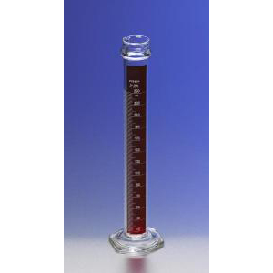 PYREX® Lifetime Red Single Metric Scale TC Graduated Cylinder