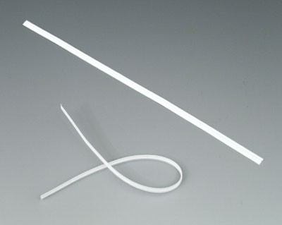 5" Plastic Covered Twist Ties - White