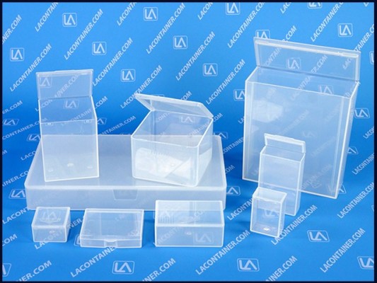 Flex-A-Top® Hinged-Lid Plastic Boxes
