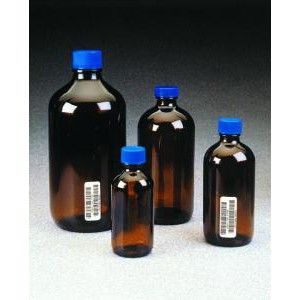 I-Chem® Boston-Round Amber Glass Environmental Sample Bottles
