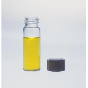 KIMBLE® Glass Dram Vials with Rubber Lined Closures, Unattached