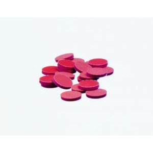 KIMBLE® Flat Disc Septa, PTFE-Faced Red Rubber