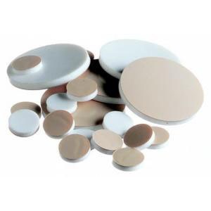 Flat Disc Septa, PTFE-Faced Silicone Rubber