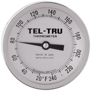 Dial Thermometers, 2" Face with 4" Stem