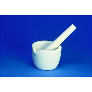 114mm Length CoorsTek 60311 Porcelain Ceramic Chemical and Heat Resistant Pestle for 60310 Porcelain Mortar 
