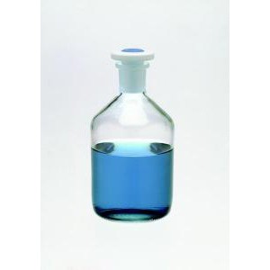 KIMAX® Narrow Mouth Solution Bottle w/PTFE Stopper