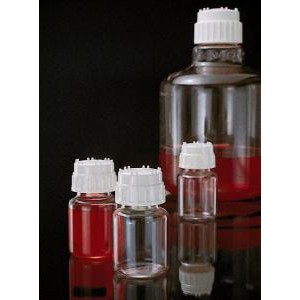 Clear Polycarbonate Validation Bottles. Nalgene