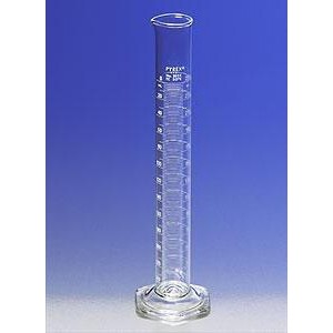 PYREX® Double Metric Scale Class A TD Graduated Cylinder