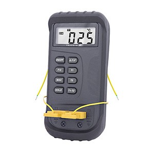 Traceable® Two-Channel Thermometer w/Offsets