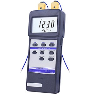 Traceable® Double Thermometer w/RS-232 Output