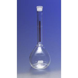 PYREX® Lifetime Red Class A Volumetric Flasks with ST Stopper