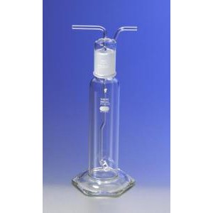 PYREX® Tall Form Gas Washing Bottles with Fritted Disc