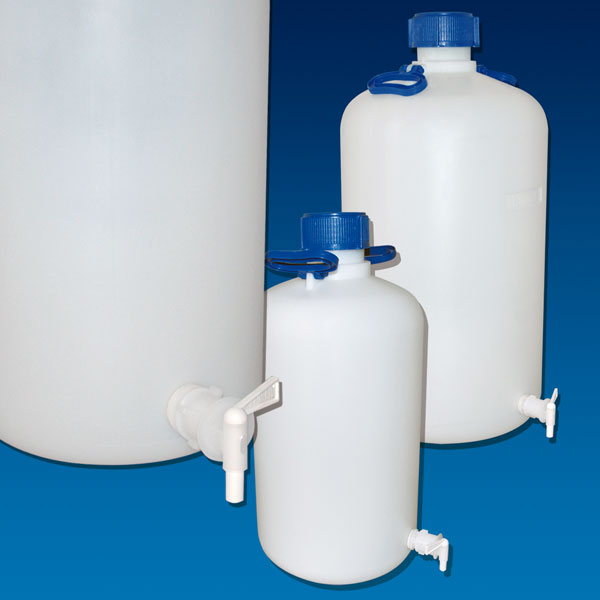Carboy with Spigot, HDPE, Spigot Included