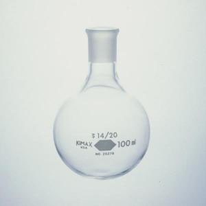 KIMAX® Short Neck Round Bottom Boiling Flask with 14/20 Joint