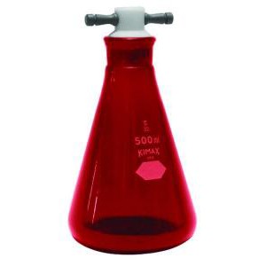 RAY-SORB® Erlenmeyer Flasks w/Color-Coded PTFE Stopper