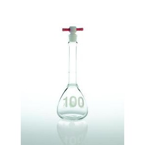 KIMAX® Heavy-Duty Volumetric Flasks w/Large Numbers and PTFE Stoppers