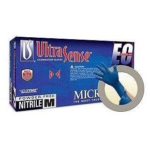 UltraSense Powder-Free Nitrile Textured Exam Gloves