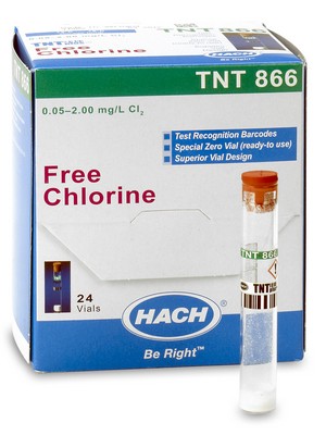 Free Chlorine TNTplus Vial Test (0.05-2.00 mg/L Cl2)