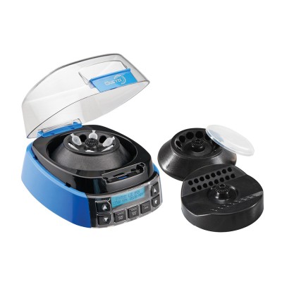 Gusto® High Speed Mini-Centrifuge 100-240VAC, 50/60Hz Universal Plug, Blue