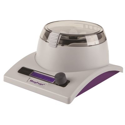 MagFuge® High Speed Centrifuge and a Magnetic Stirrer In-One Unit, Gray/Purple