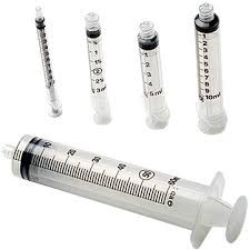 Plastic Disposable Syringes, Luer Slip Tip Sterile | Tip : Luer Slip