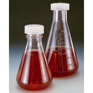 Polycarbonate Erlenmeyer Flasks with Screw Closure