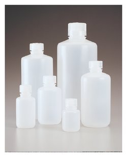 Nalgene™ Narrow-Mouth Economy HDPE Bottles