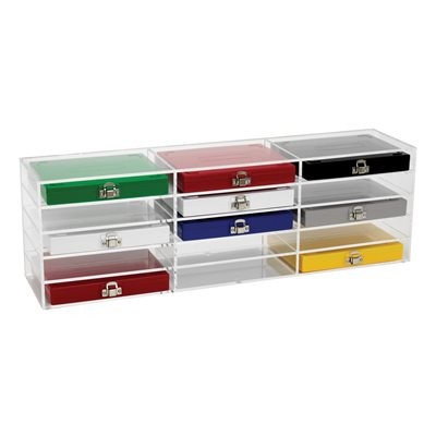 Storage Rack for 50-Place & 100-Place Slide Box, Clear