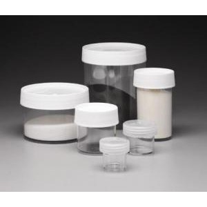 Straight-Side Polycarbonate Wide-Mouth Jars