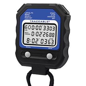 60 Memory Multi-Function Stopwatch. NIST Traceable®