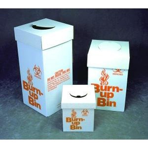 Burn-Up Bin Disposal Box