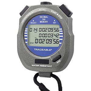 Precision 10-Hour Stopwatch. NIST Traceable®