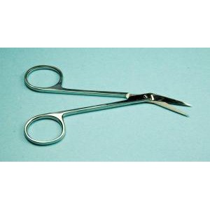 Iris Scissors with Angular Tip. Stainless Steel