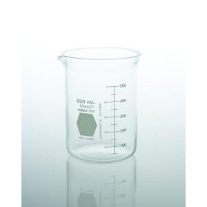 KIMAX® Griffin Low Form Beakers w/Double Capacity Scale