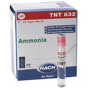 Ammonia TNTplus vial test, HR (2-47 mg/L NH3-N)