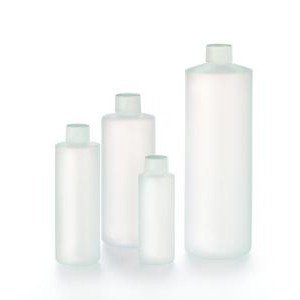 HDPE Cylinder Bottles, Precleaned / WashÔæ†C