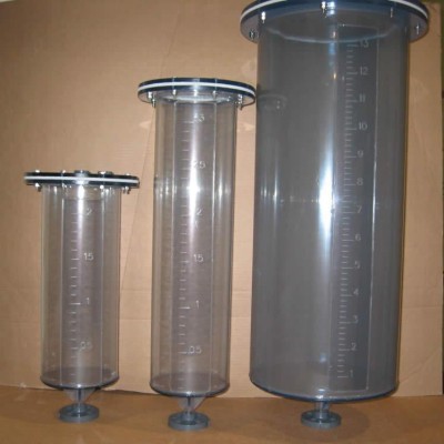 Polyfab Clear PVC Graduated Cylinder