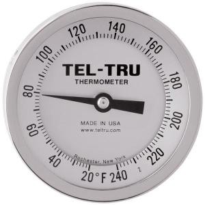 Dial Thermometers, 3" Face with 4" Stem