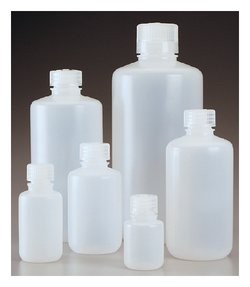 Nalgene™ Narrow-Mouth HDPE Economy Bottles