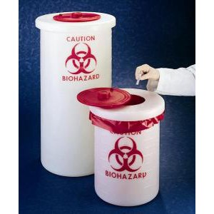 Biohazardous Waste Containers. Nalge