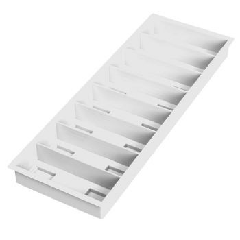 Chambered Cell Culture Slides-Slide Tray, 8 Place, White