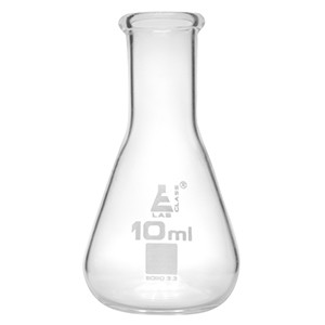 Narrow Neck, Glass Erlenmeyer Flask