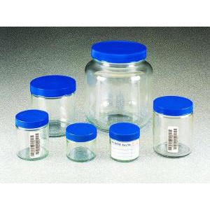 Clear Wide-Mouth Environmental Sample Jars, Short-Form. I-Chem