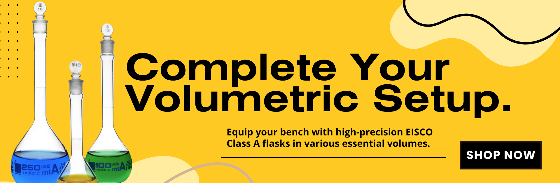 Eisco Volumetric Flask Set