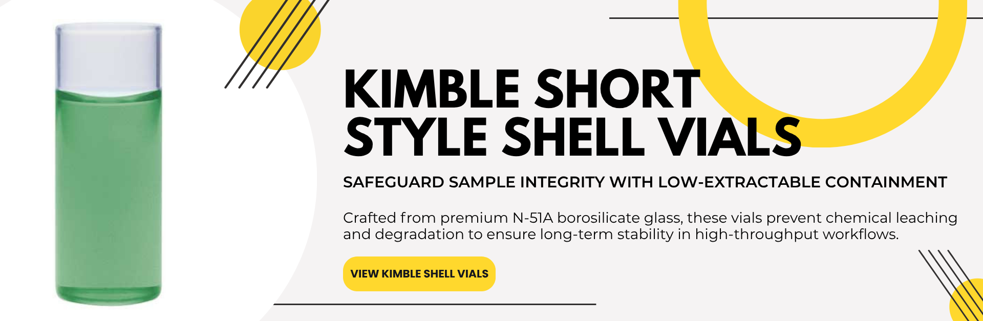 Kimble Shell Vials
