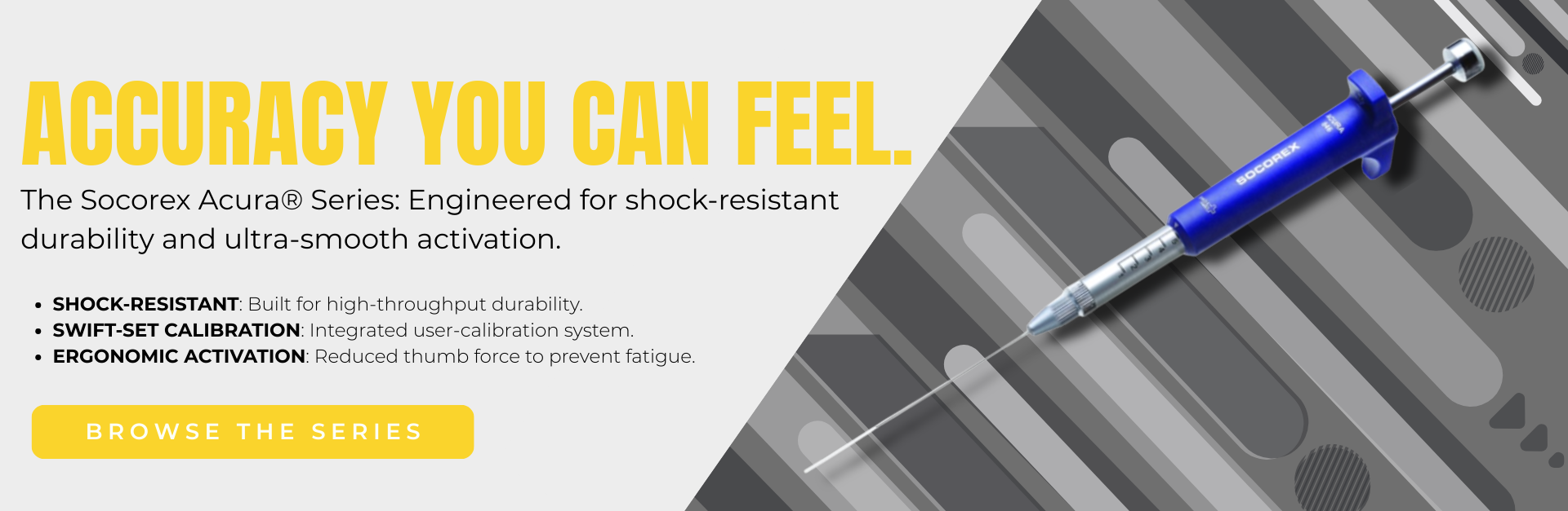 Socorex Positive Displacement Micropipette