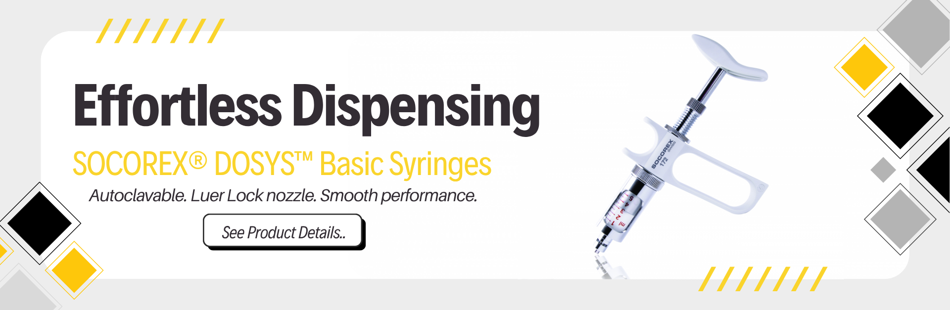 Socorex Dosys Basic Syringes